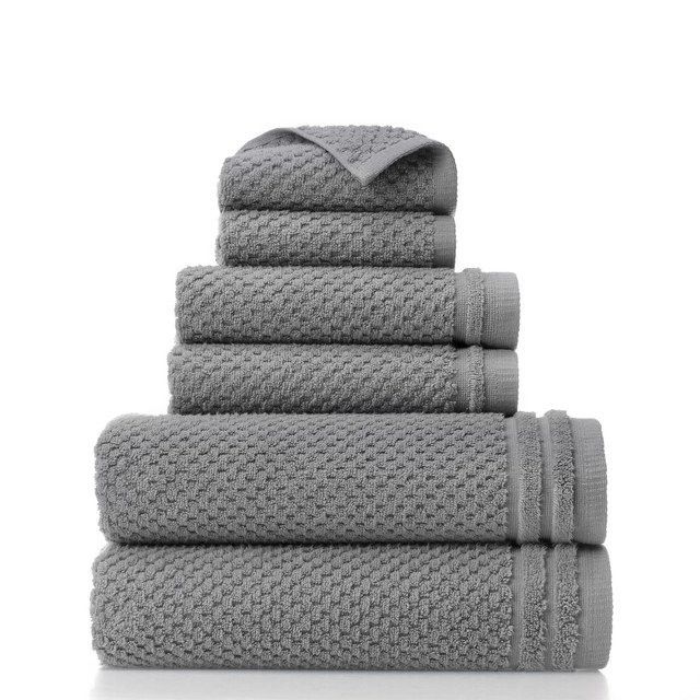 Walmart x GAP  Organic Cotton 6 Piece Bath Towel Set Gray | Walmart (US)