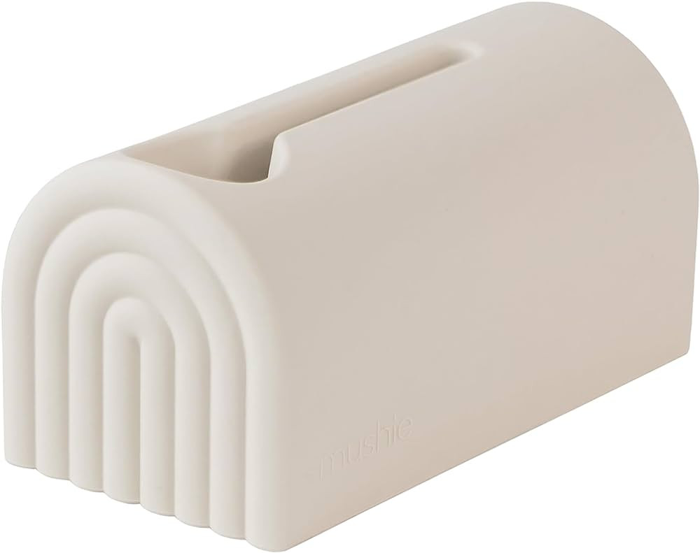 mushie Bath Spout Cover | Soft Silicone Bathtub Faucet Safety Guard for Kids | Universal Fit (Shi... | Amazon (US)