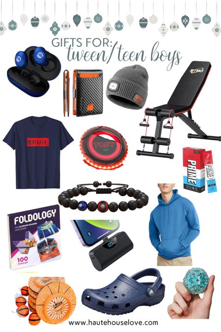 Gift Guide for Teen/Tween Boys

Gift Guide for Teen/Tween Girls

Shopping for a teenage boy has never been easier with this gift guide round up from Haute House Love. 

Gifts for boys. Gifts for teens, holiday shopping, gift season Amazon gifts



#LTKHoliday #LTKGiftGuide #LTKSeasonal