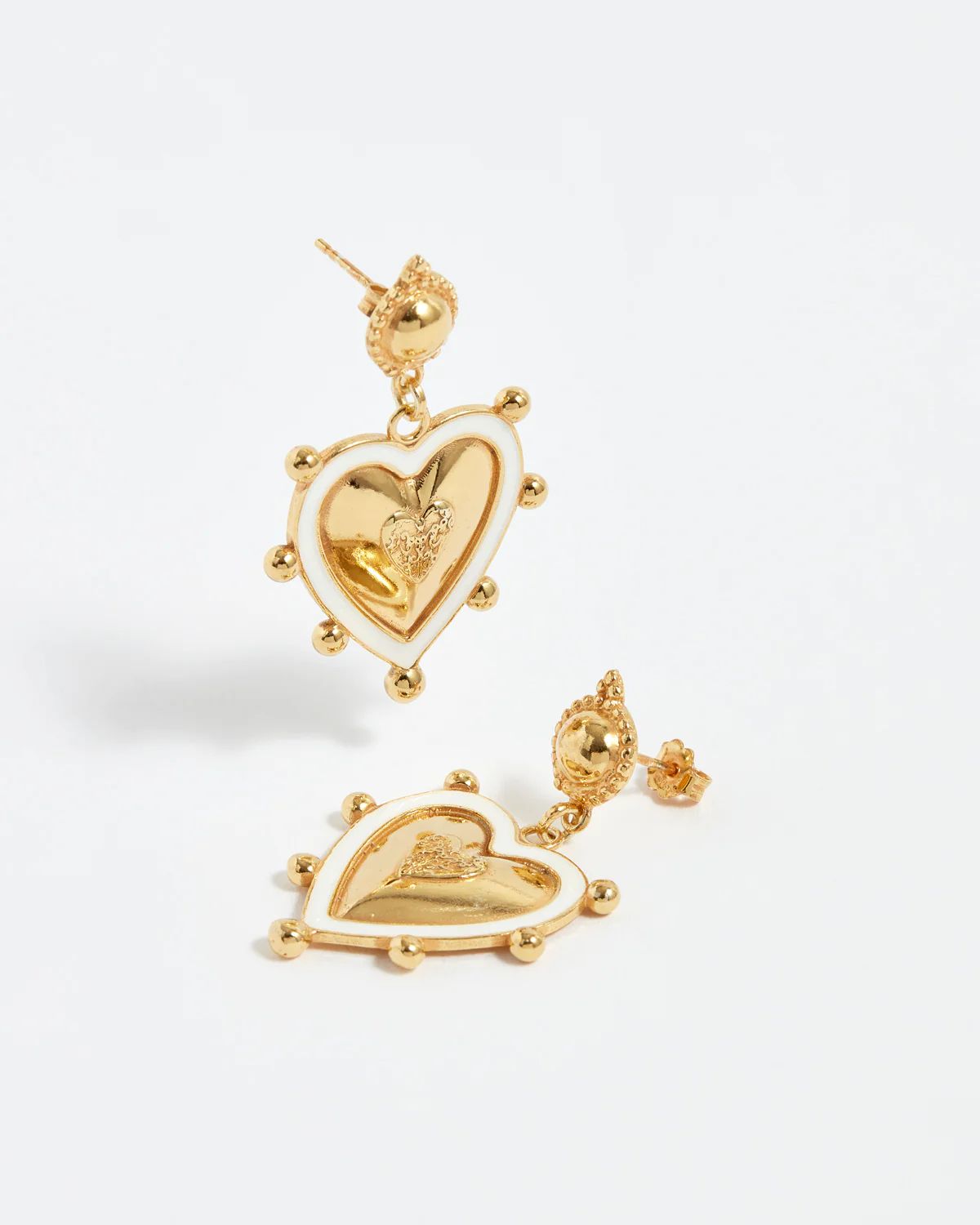 Sicilian Heart Earrings | Soru Jewellery
