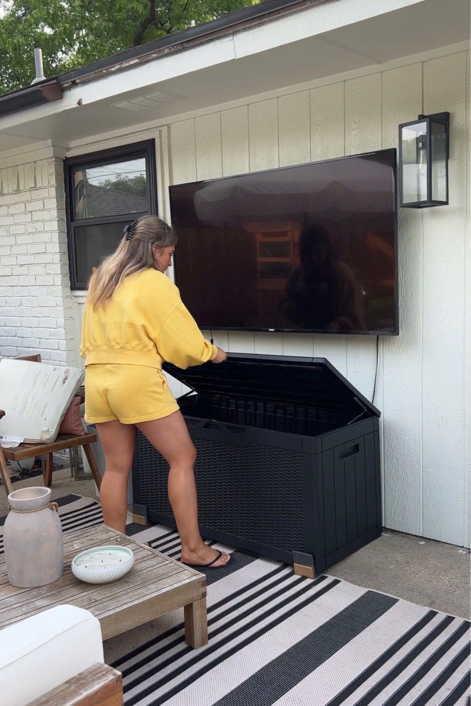 Outdoor storage! Deck box under $100 

#LTKHome