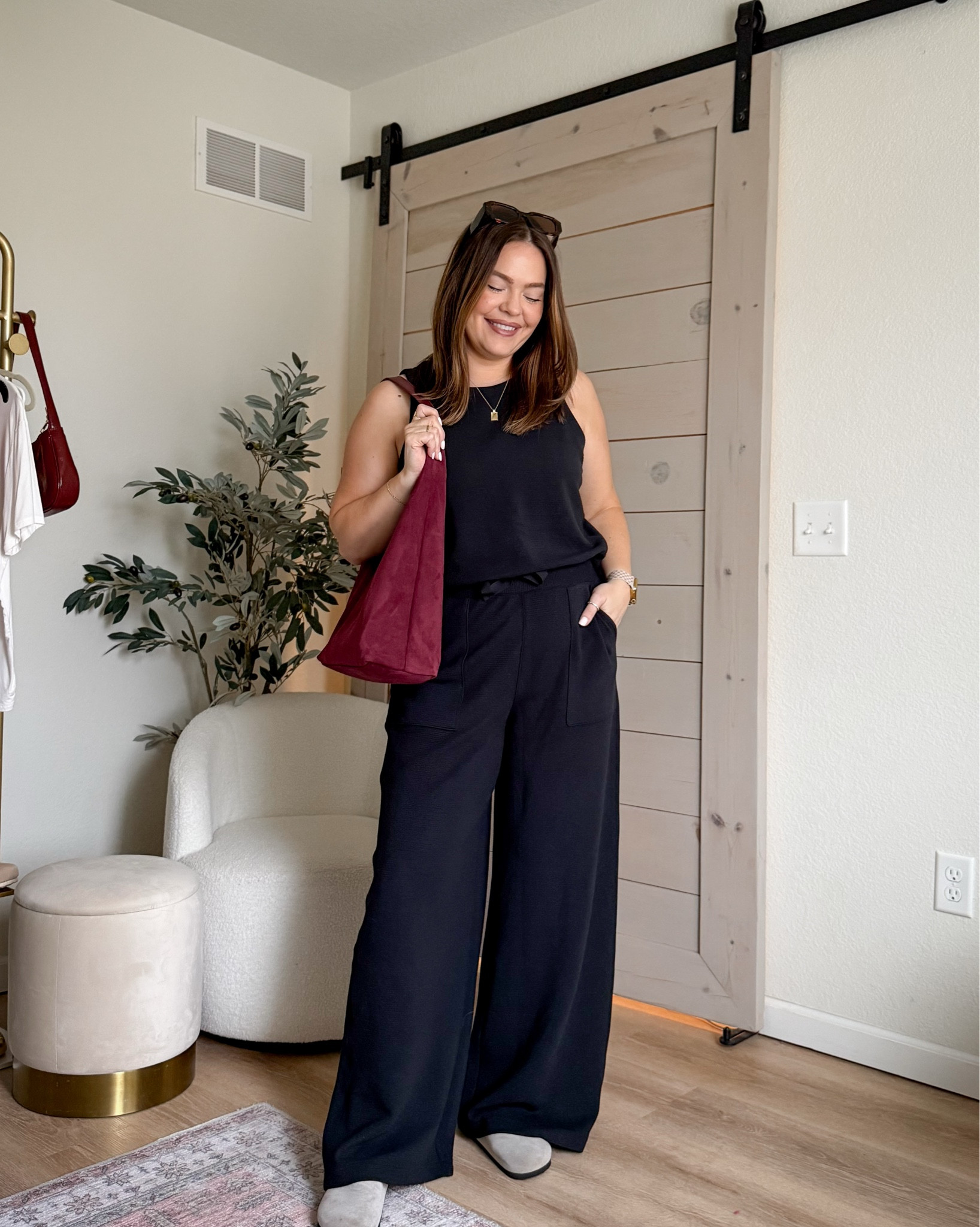 Size large regular height in all- their new French rib air essentials line - jumpsuit has an opening in the back for easy bathroom access // use code KELSIEKXSPANX for a discount

#LTKootd #LTKSeasonal #LTKMidsize