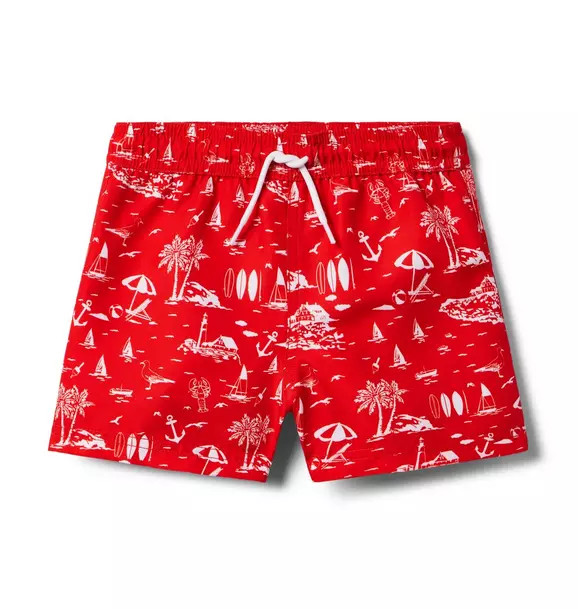 Recycled Beach Toile Swim Trunk | Janie and Jack