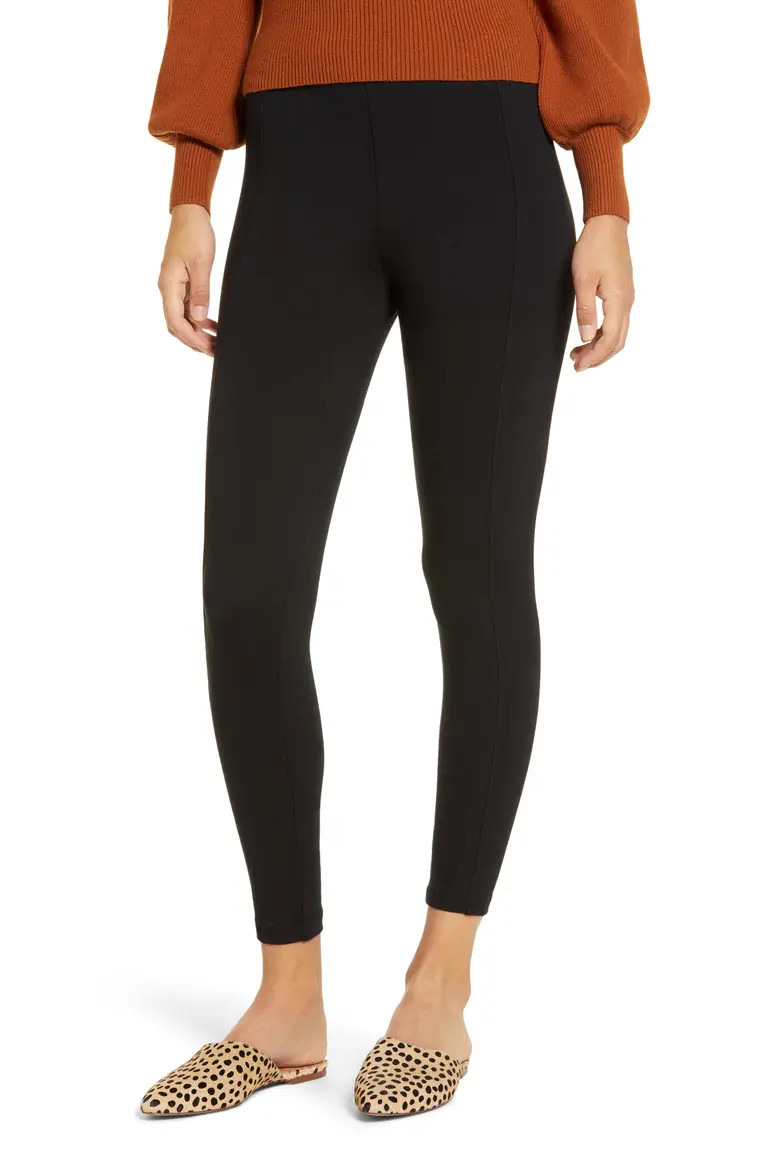 Everyday Basic High Waist Crop Ponte Leggings | Nordstrom