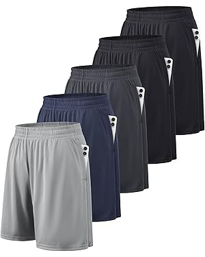 BALENNZ Athletic Shorts for Men with Pockets and Elastic Waistband Quick Dry Activewear | Amazon (US)