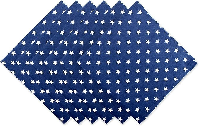 DII Oversized Cotton Napkin for Independence Day, July 4th Party, Summer BBQ and Outdoor Picnics ... | Amazon (US)