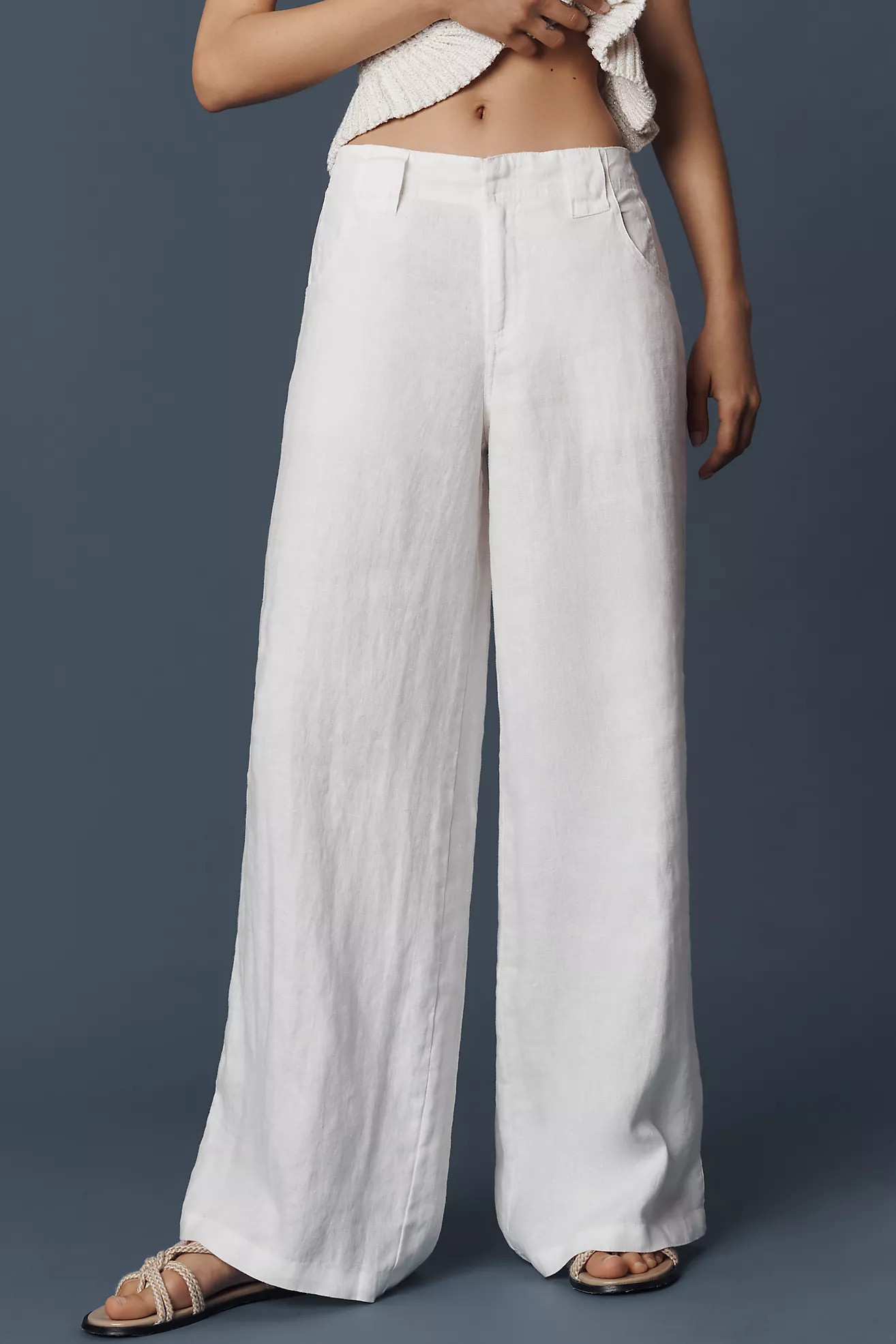 Sanctuary Arden Relaxed Linen Pants | Anthropologie (US)