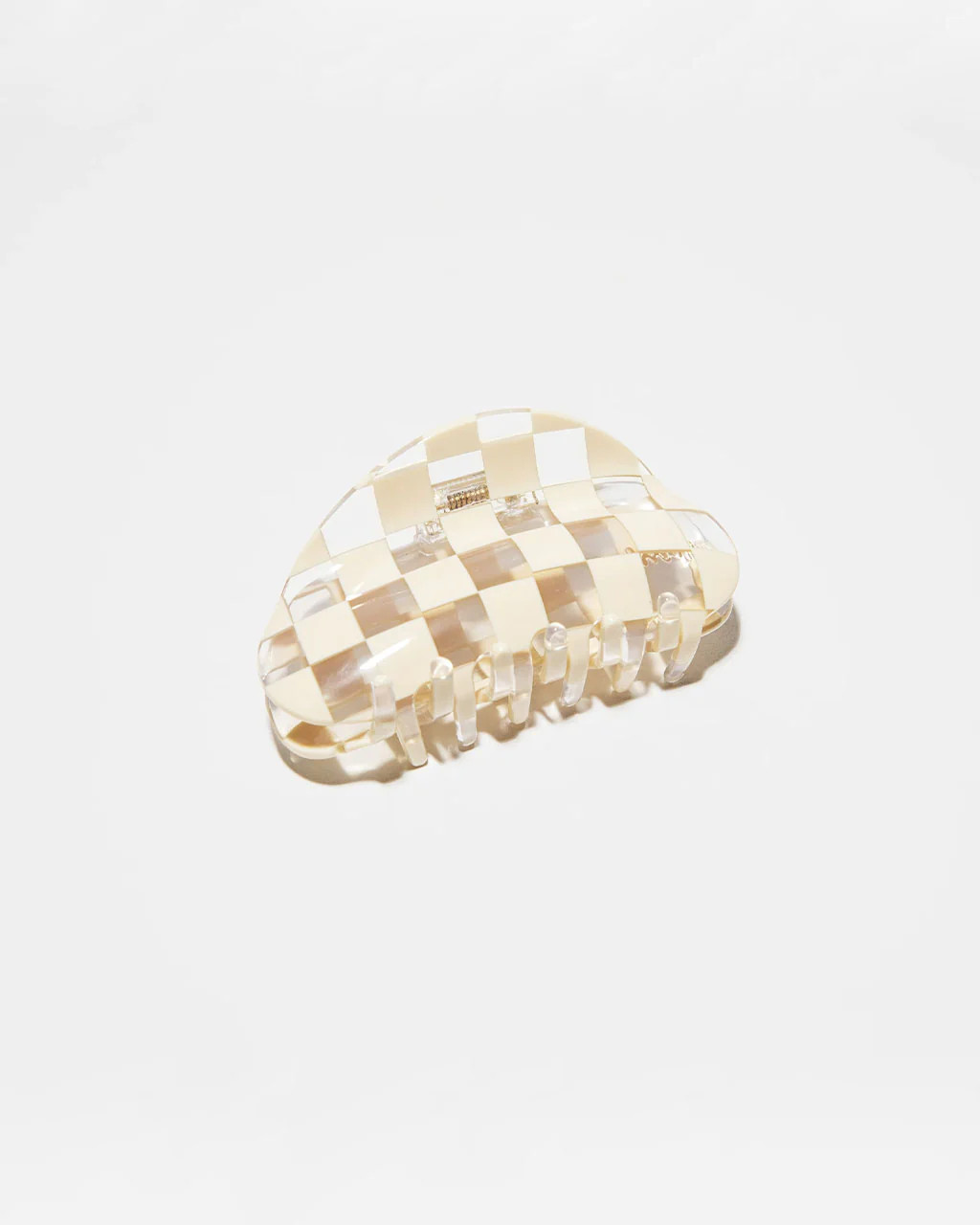 Checker Claw Clip - Clear | ban.do