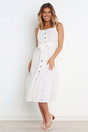 Indianna Dress - White | Petal & Pup (US)