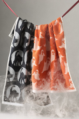 Icon Jacquard Spooky Dish Towels, Set of 2 | Anthropologie (US)