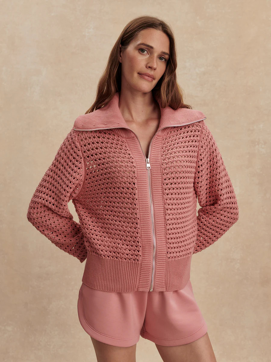Eloise Zip-Through Knit | VARLEY US | Varley US