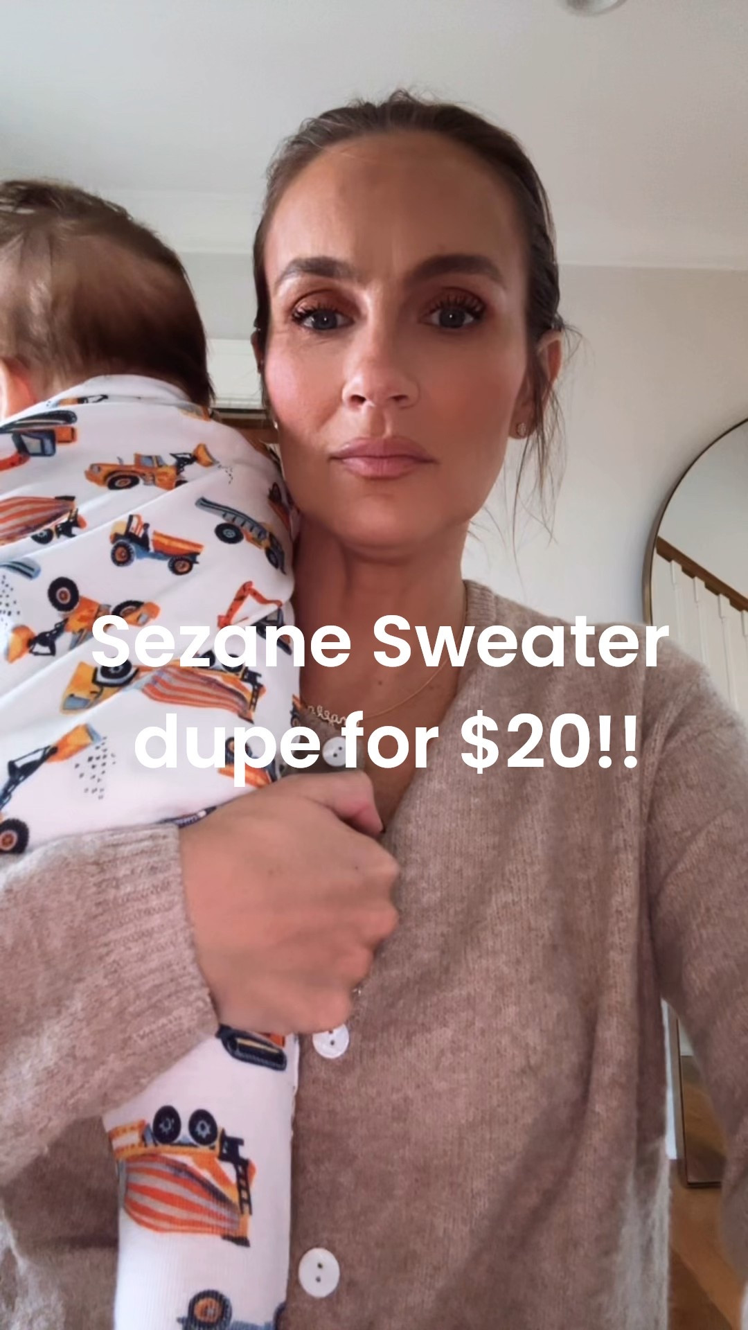 Sezane sweater dupe on sale for $20 with Code: O42Z4VM8 until 12/7. So soft, stretchy and runs a little big  

#LTKSaleAlert #LTKGiftGuide #LTKHoliday