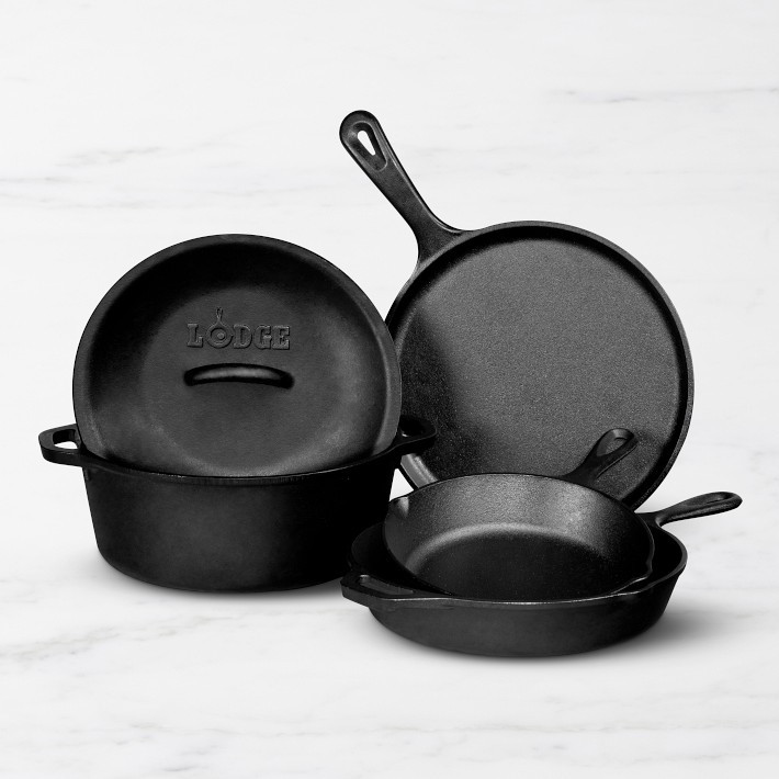 Lodge Cast Iron 5-Piece Set | Williams-Sonoma