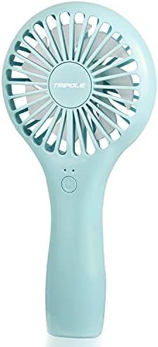 Tripole Mini Handheld Fan Battery Operated Small Personal Portable Fan Speed Adjustable USB Recharge | Amazon (US)