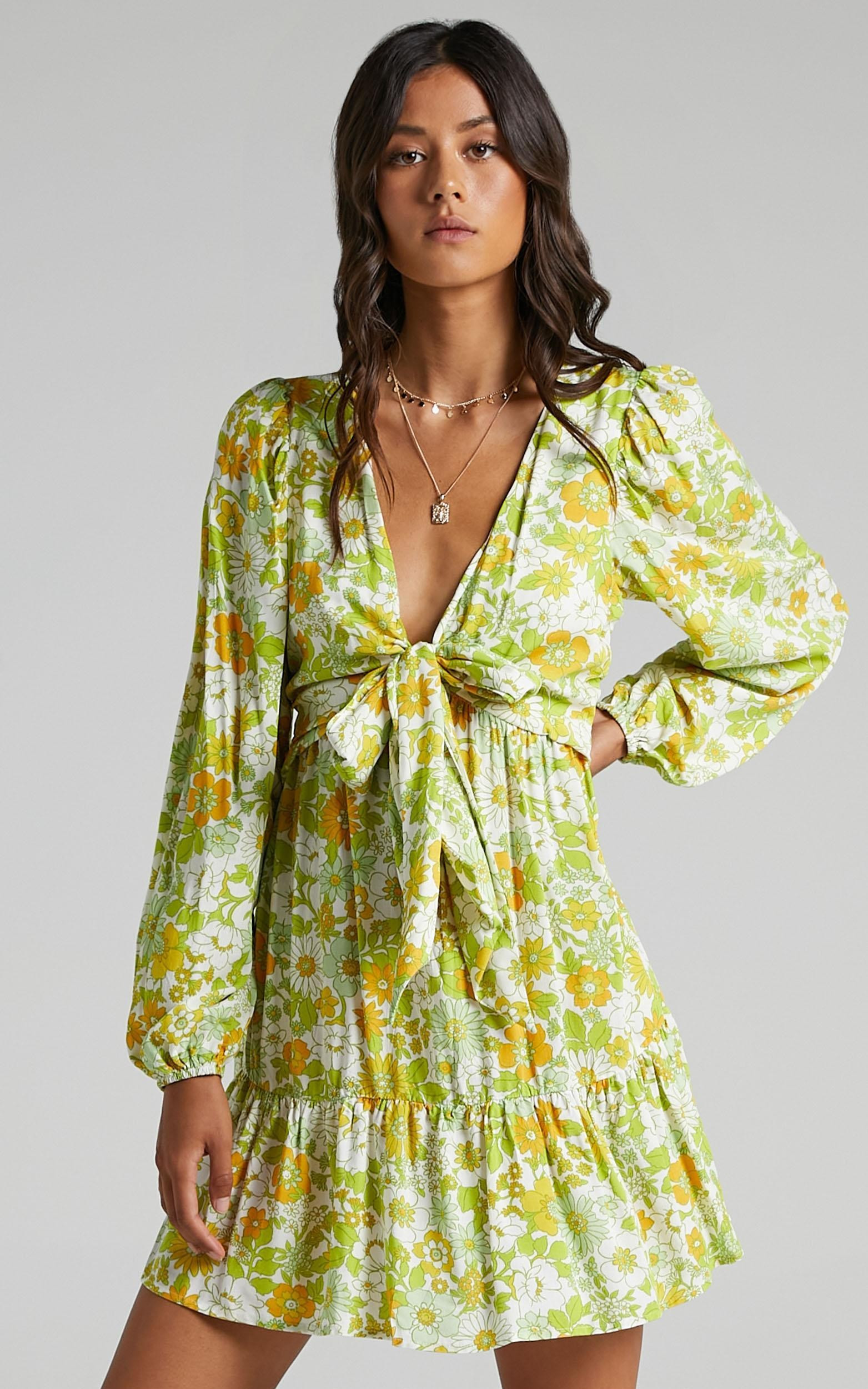 Sabella Rayon Dress in Harmony Floral | Showpo - deactived