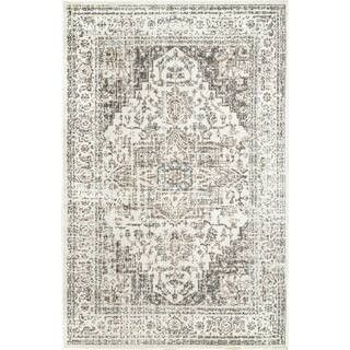 Vintage Tanith Cream 7 ft. x 9 ft. Area Rug | The Home Depot