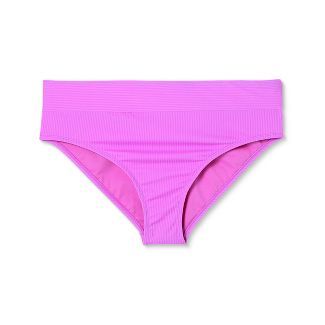 Women's High-Waist Ribbed Bikini Bottom - Stoney Clover Lane x Target Bright Purple | Target