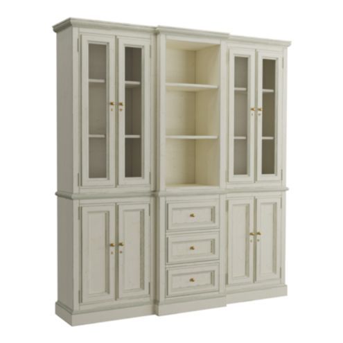 Casa Florentina Piave Breakfront Cabinet Custom Storage Dining Furniture | Ballard Designs, Inc.