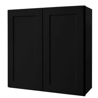 Hampton Bay Avondale 30 in. W x 12 in. D x 30 in. H Ready to Assemble Plywood Shaker Wall Kitchen... | The Home Depot