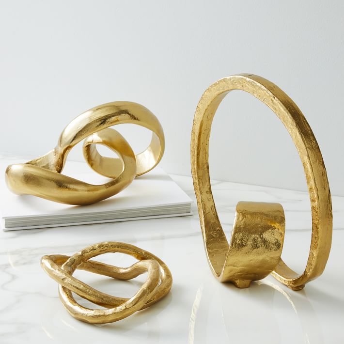 Loop Brass Metal Objects | West Elm (US)