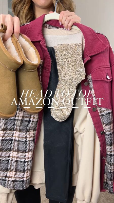 Head to toe Amazon outfit for winter!
I’m wearing a size small in the plaid jacket. I’m wearing a size medium in the pullover. I sized up a half size in the boots. I sized down to and extra small in the black leggings
Leggings outfit/winter outfit/casual winter outfit/cozy casual outfit/easy winter outfit/easy every day outfit/every day winter outfit/Amazon fashion/Amazon clothes/Amazon outfit


#LTKunder50 #LTKshoecrush #LTKstyletip