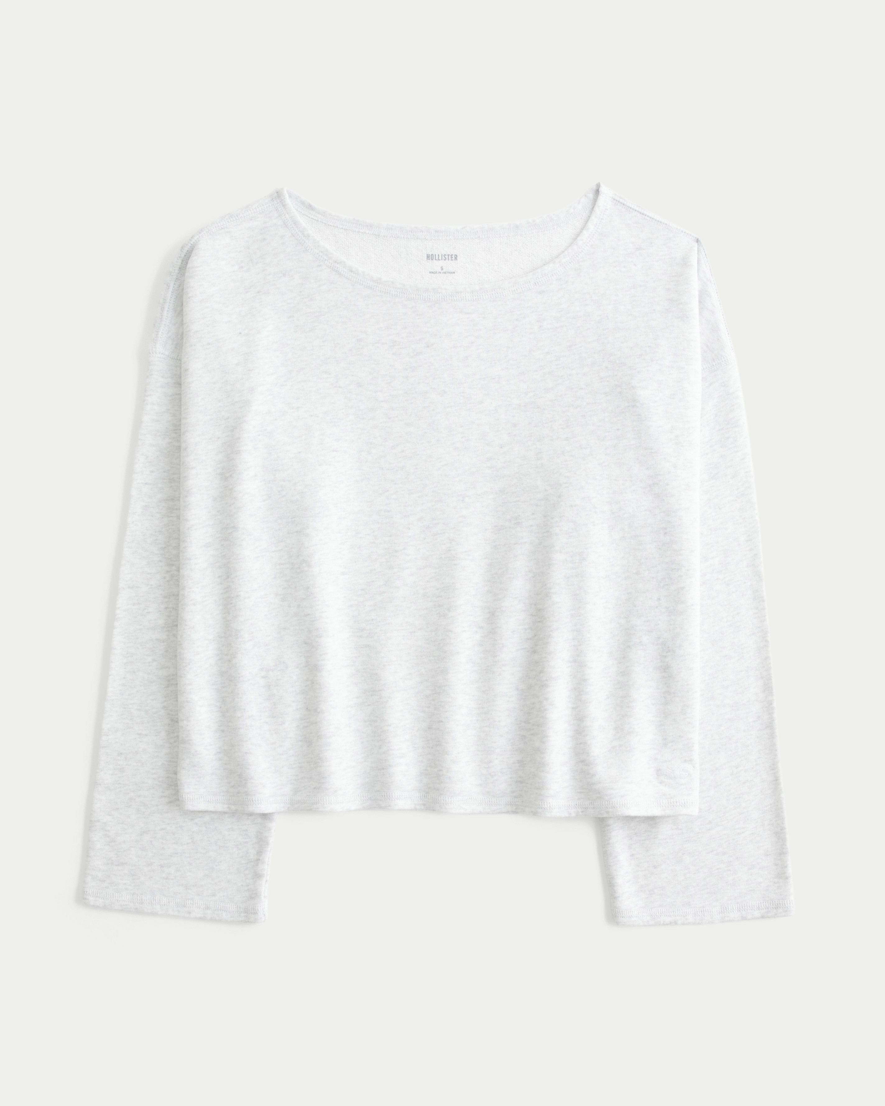 Easy Off-the-Shoulder Sweatshirt | Hollister (US)