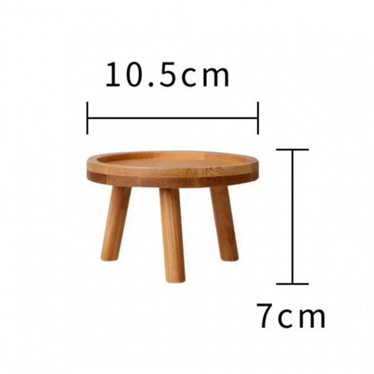 Flower Pot Tray Solid Wood Flower Shelf Indoor Desktop Living Room Potted Succulent Pothos Floor-... | Walmart (US)