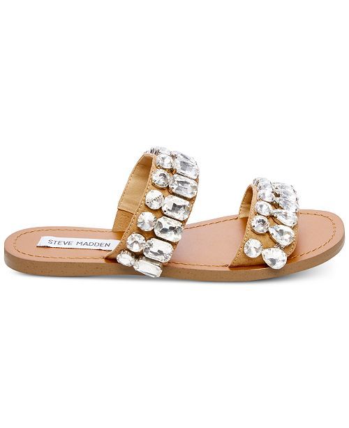 Steve Madden Women's Reason Jeweled Sandals & Reviews - Sandals & Flip Flops - Shoes - Macy's | Macys (US)