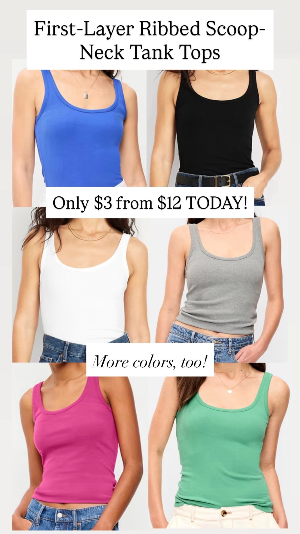 First-Layer Ribbed Scoop-Neck Tank Top

#LTKgrwm #LTKootd #LTKSaleAlert