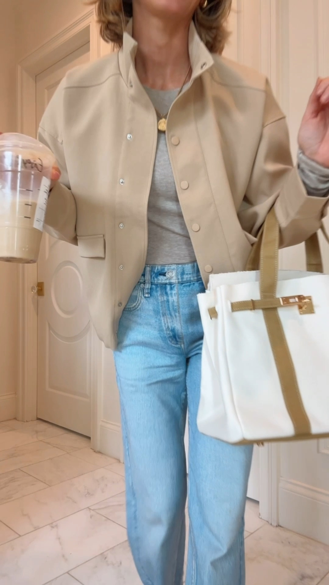 Jean sweatpants on repeat. So comfy and no one can tell they are sweat pants 