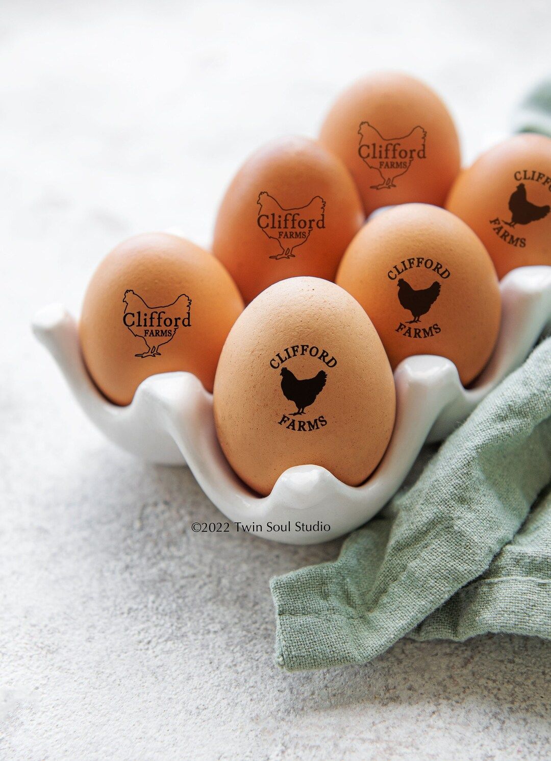 Custom Egg Stamp, Personalized Chicken Egg Stamp, Egg Carton Stamp, Chicken Coop Name Stamp, Farm... | Etsy (US)