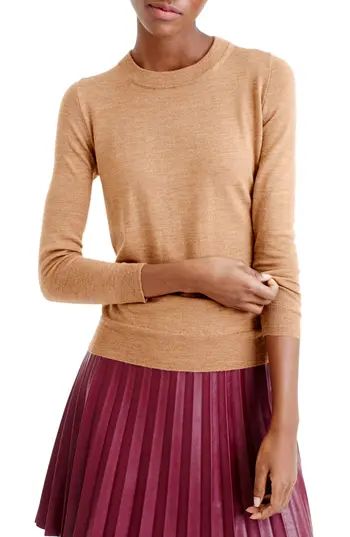 Women's J.crew Tippi Merino Wool Sweater, Size XX-Small - Brown | Nordstrom