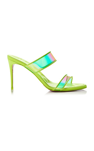 Just Loubi 85mm PVC, Patent Leather Sandals | Moda Operandi (Global)
