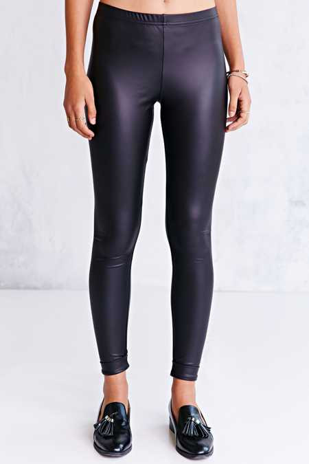 BDG Cuffed Faux Leather&nbsp;Legging | Urban Outfitters US