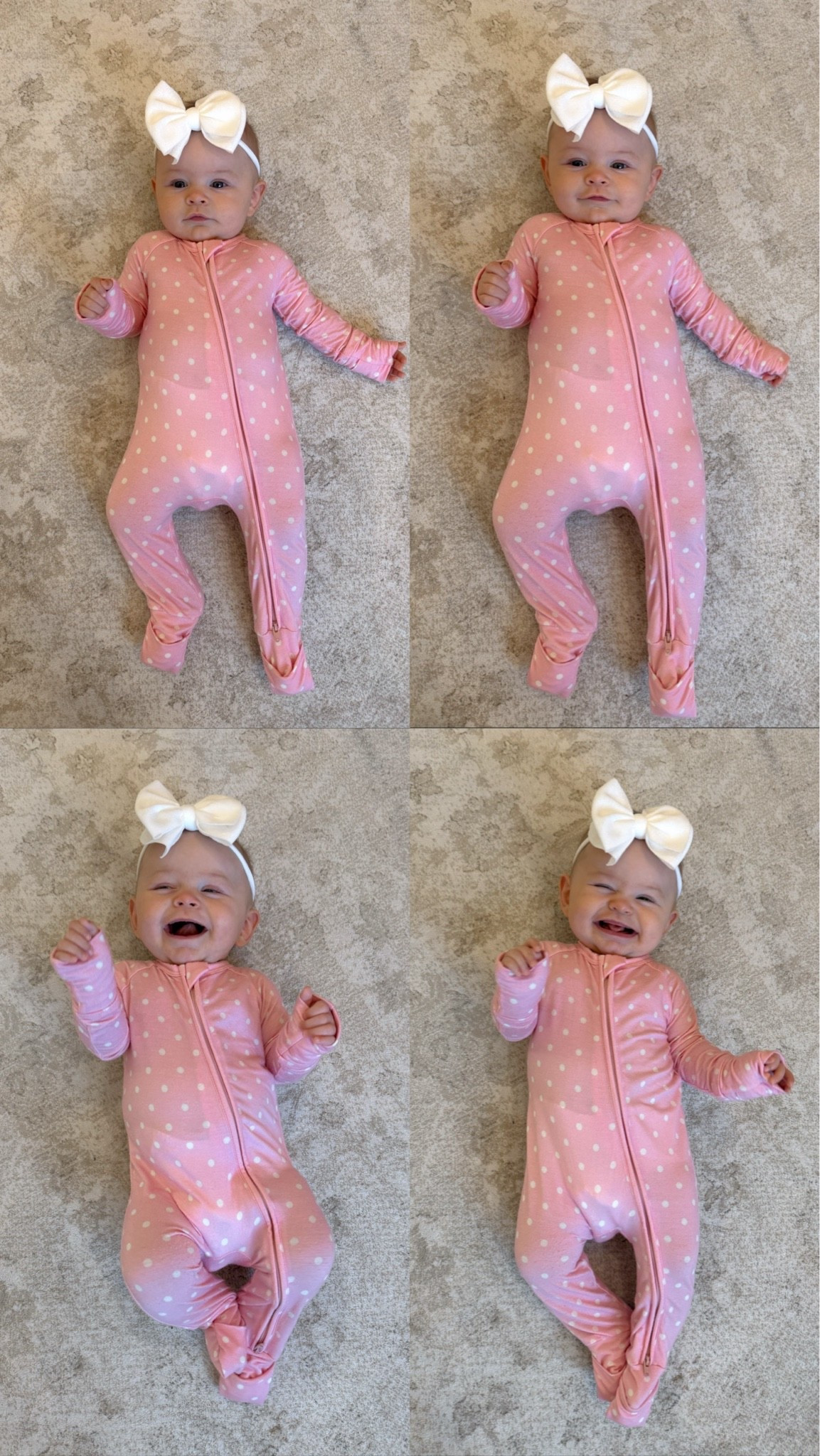 Baby girl pjs 🩷🤍

#LTKBaby
