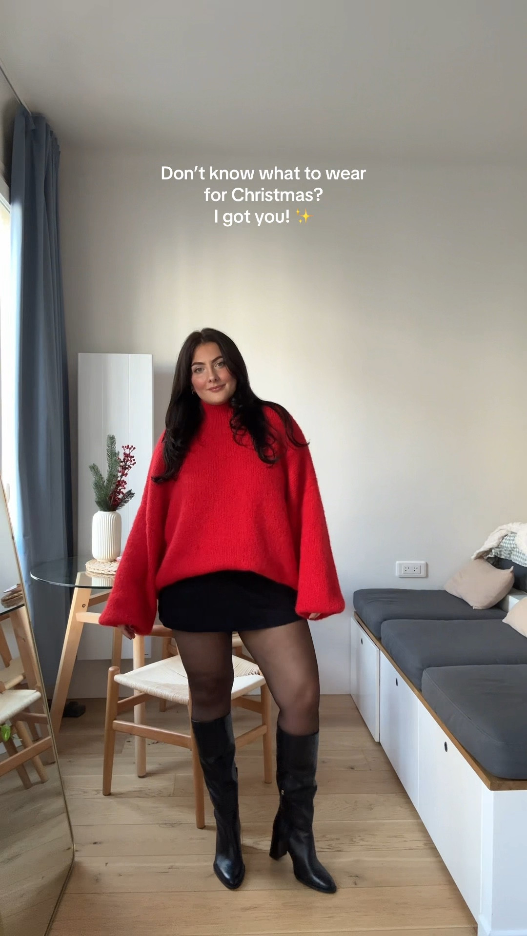 Knit and skirt are from Motel Rocks!

#LTKcurves #LTKmidsize #LTKstyletip