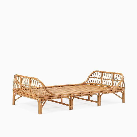 Eleanor Rattan Daybed, Natural | West Elm (US)