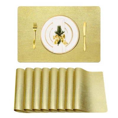 Jimenna Vinyl Rectangle Placemat (Set of 8) | Wayfair North America