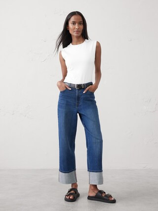 Soft Stretch Crew-Neck T-Shirt | Banana Republic Factory