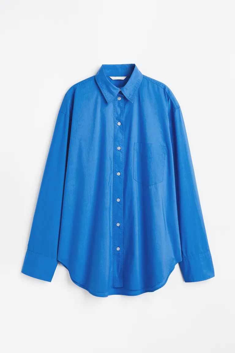 Cotton Poplin Shirt | H&M (US)