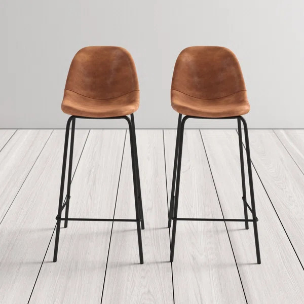 Aisha Upholstered Stool (Set of 2) | Wayfair North America