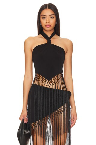 Lovers and Friends Willow Top in Black from Revolve.com | Revolve Clothing (Global)
