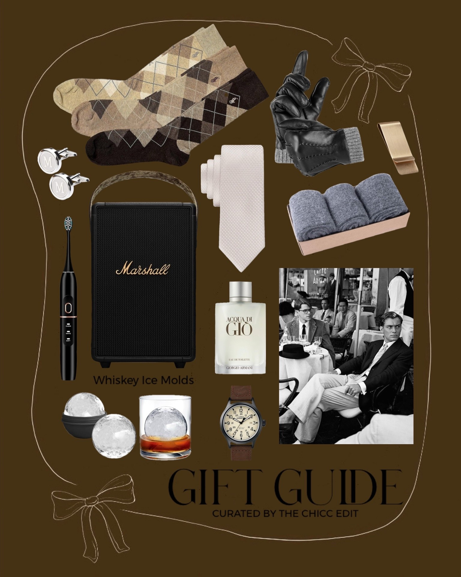 Gift guide for him 🥃🖤

#christmas #gift #him #his #holiday 

#LTKGiftGuide #LTKHoliday #LTKMens