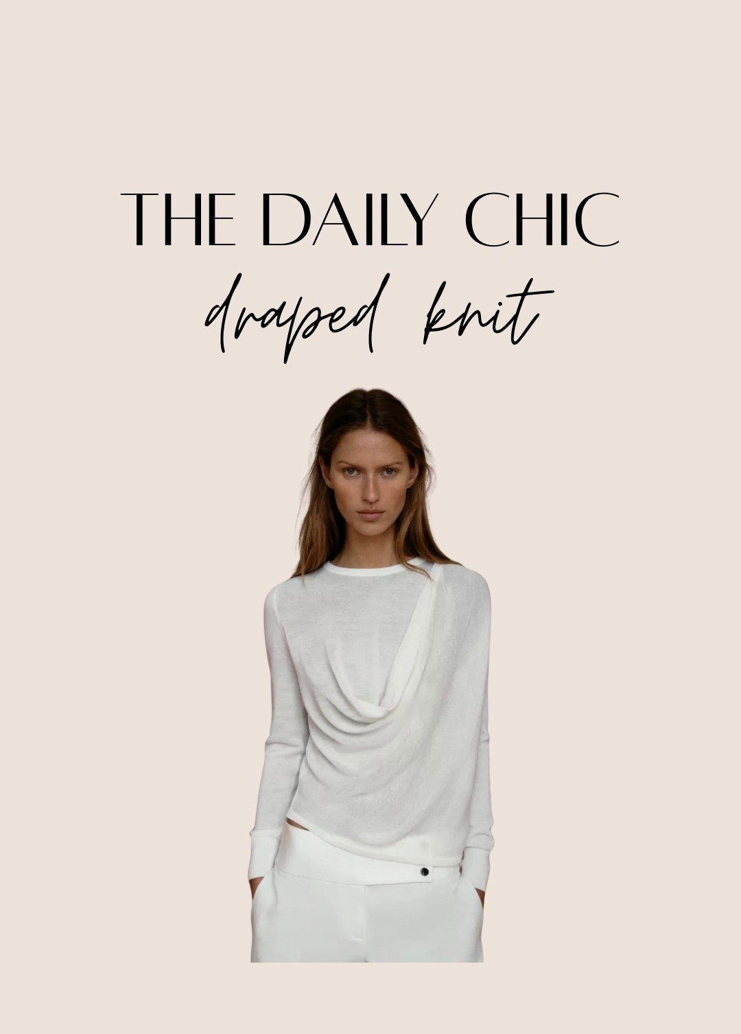 I’ve just ordered this knit, which I think will look so elegant and chic and also be effortless, which is the best combination!

I would wear with tailored trousers for work; satin trousers and a long necklace for date night; and jeans and mules for casual drinks  

Cream knit, spring knitwear #ltkstyletip

#LTKSeasonal #LTKWorkwear #LTKootd
