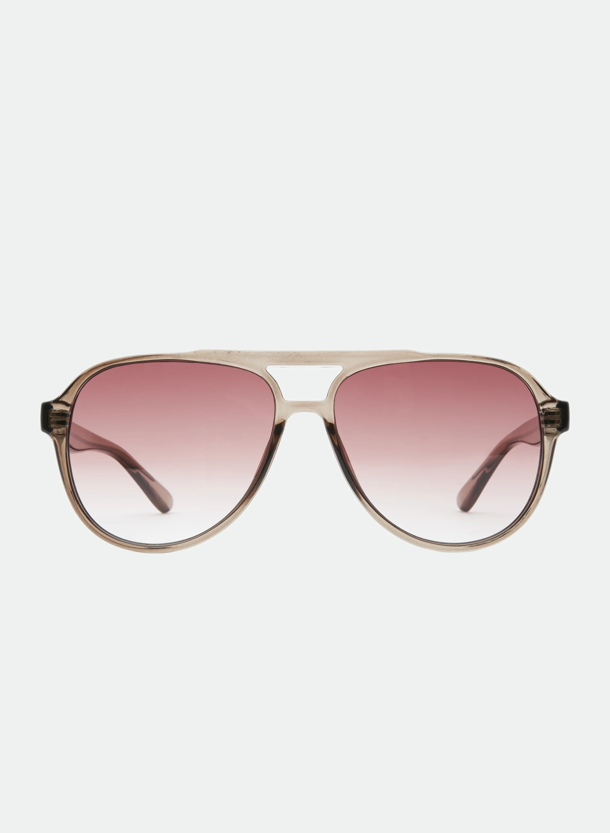 Stevie - Trans Olive/ Brown Fade | Otra Eyewear