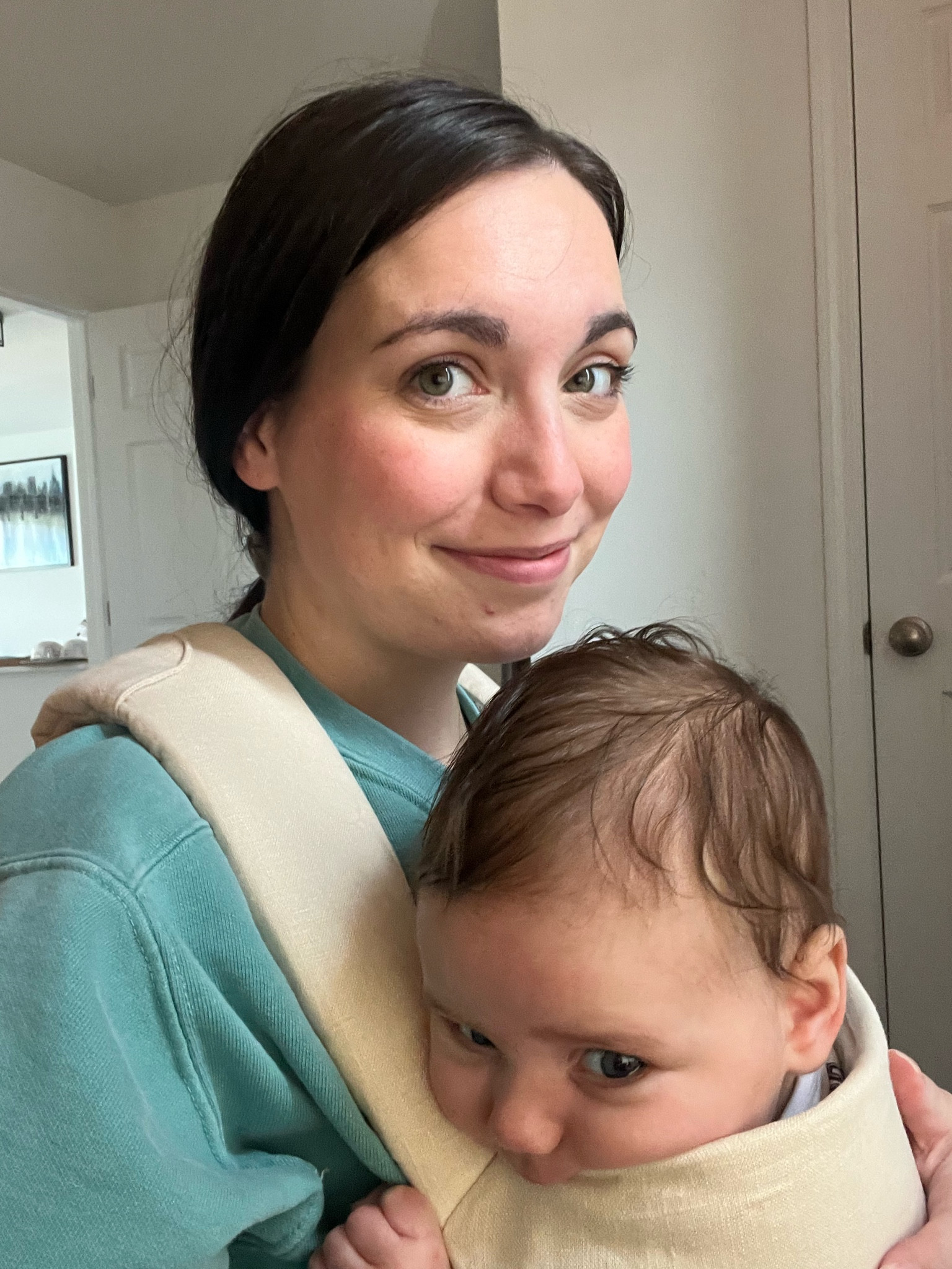 LOVE this baby carrier. Not her using it like a paci. Once I get her to take her actual paci, she falls asleep so fast in this. It’s the best way to get a contact nap in & still be productive. Also, I would never travel without this. It was a lifesaver at the airport & on the plane. 🙌🏻  They’re doing an end of season sale! 🎉 We also have one of their footie pajamas & love them too. 💗

#LTKBaby #LTKTravel #LTKSaleAlert