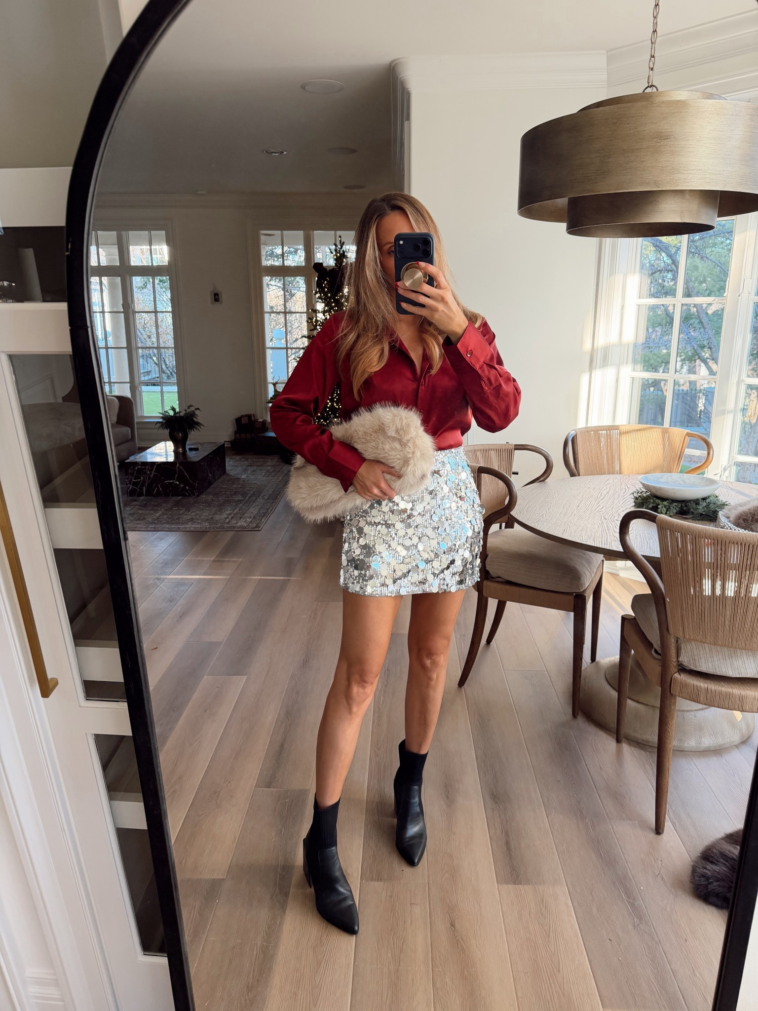 Wore this to a holiday event and already planning it for NYE ✨ So flattering and easy to wear!

#LTKootd #LTKHoliday #LTKFindsUnder50