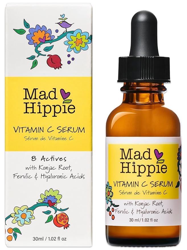 Mad Hippie Vitamin C Serum with Vitamin E, Skin Care Packed with Natural Vegan Active Ingredients... | Amazon (US)