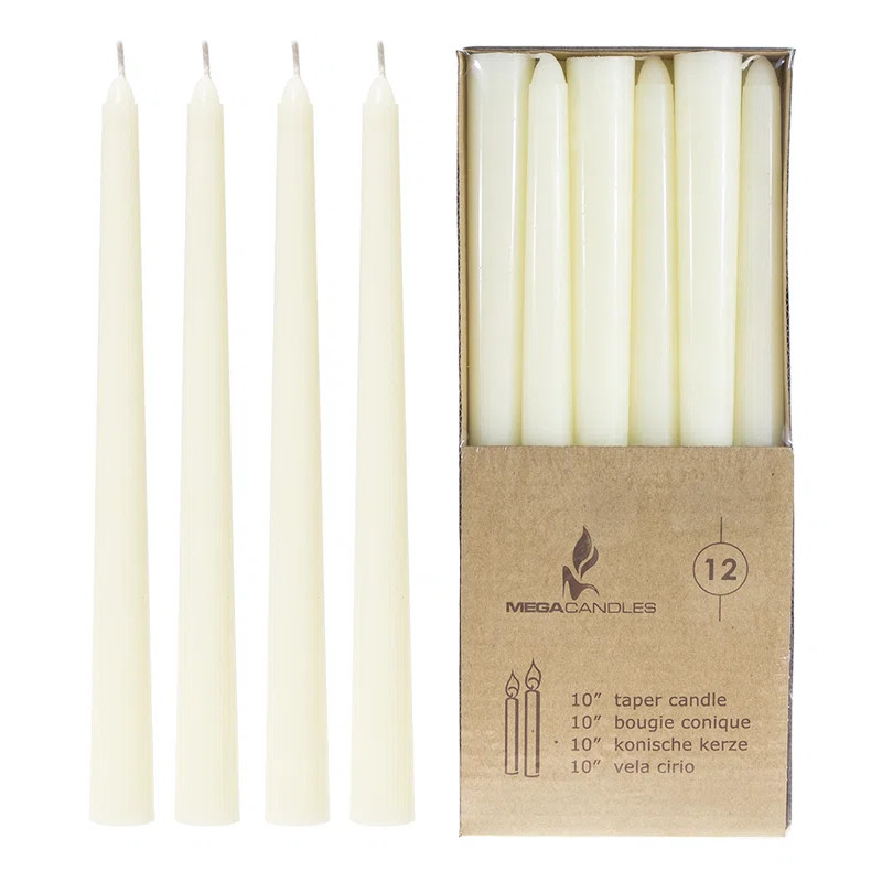 Unscented Taper Candle (Set of 12) | Wayfair North America