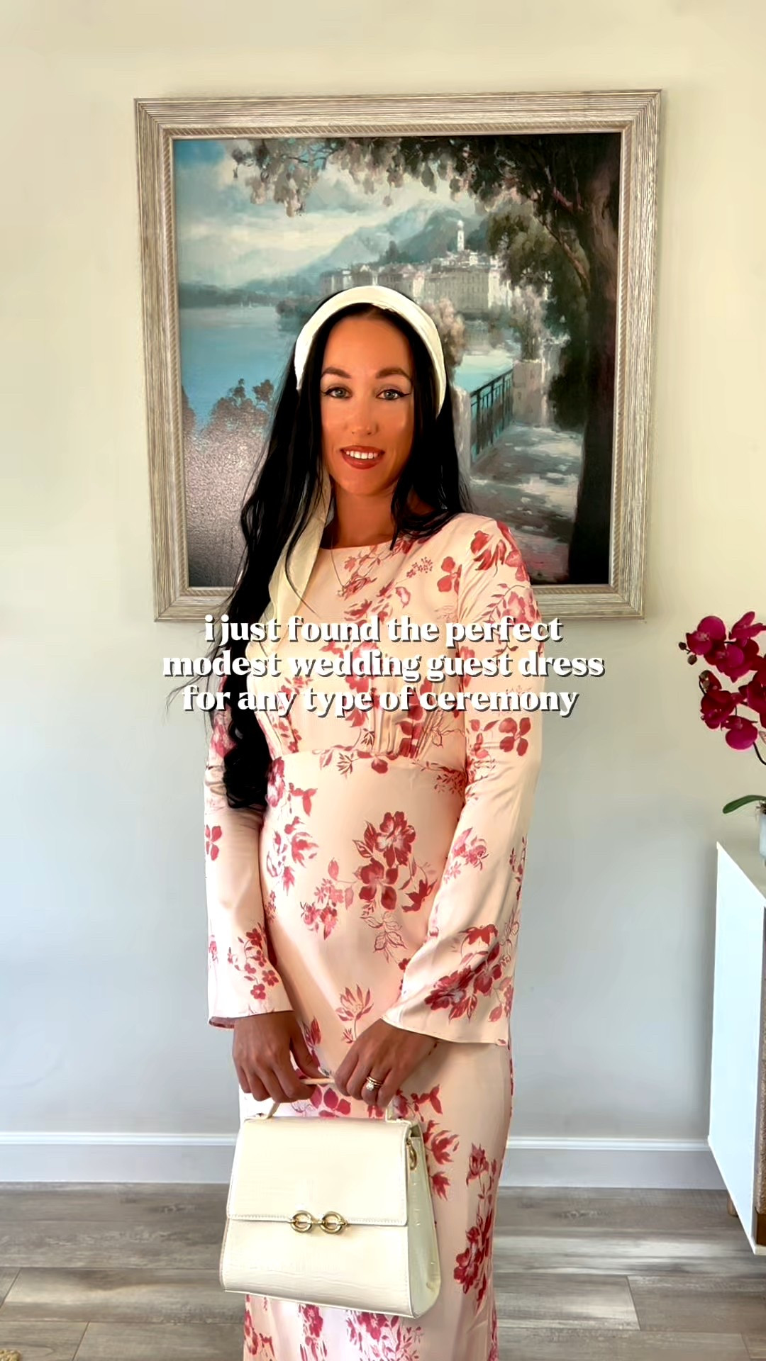 Modest wedding guest dress. site-wide discount code kel10

#LTKFindsUnder100 #LTKParties #LTKWedding